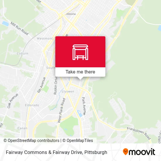 Fairway Commons & Fairway Drive map