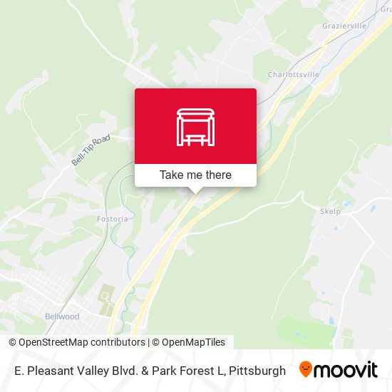 E. Pleasant Valley Blvd. & Park Forest L map