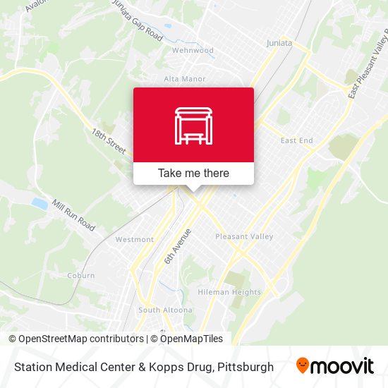 Mapa de Station Medical Center & Kopps Drug