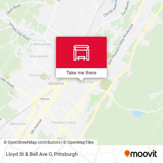 Lloyd St & Bell Ave O map