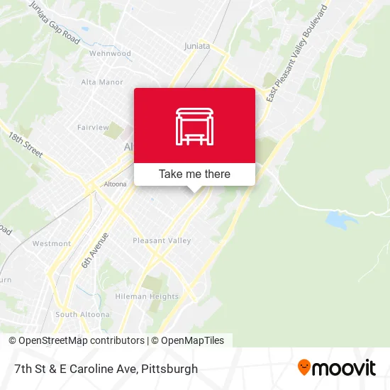 Mapa de 7th St & E Caroline Ave