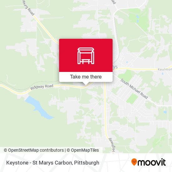 Mapa de Keystone - St Marys Carbon