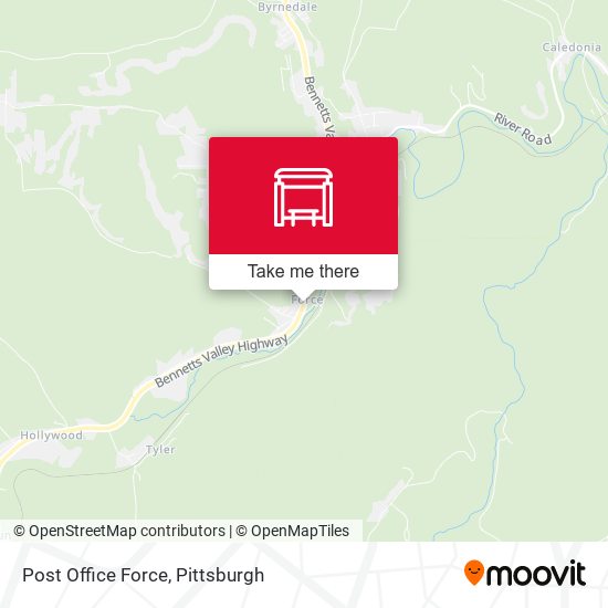 Post Office Force map