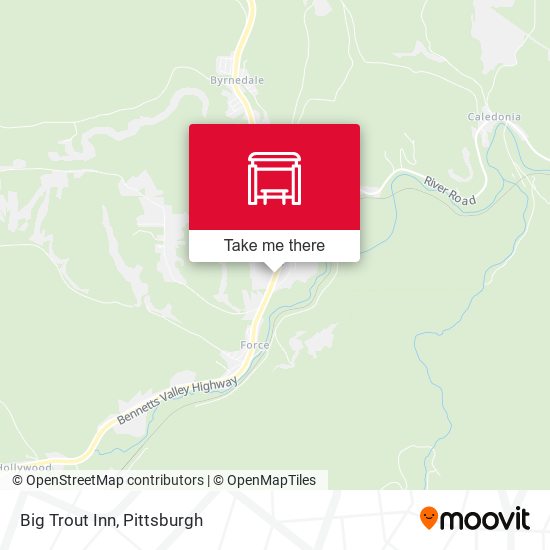 Mapa de Big Trout Inn