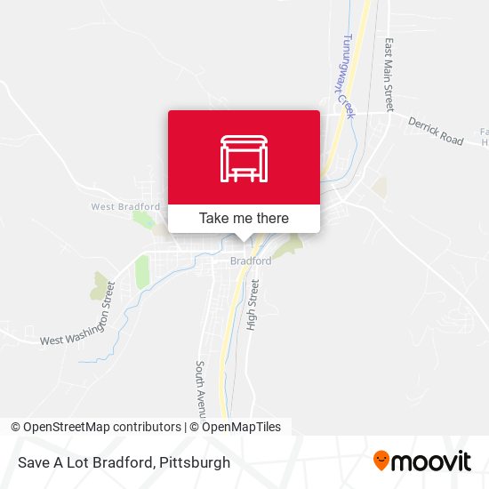 Mapa de Save A Lot Bradford