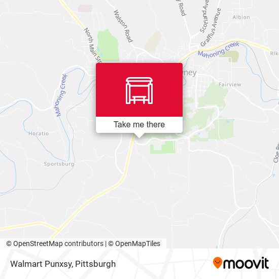 Walmart Punxsy map