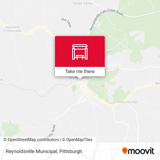 Mapa de Reynoldsville Municipal