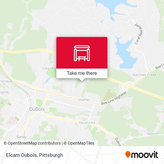 Mapa de Elcam Dubois