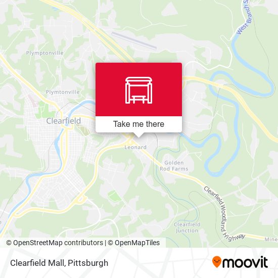 Clearfield Mall map