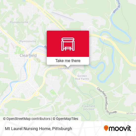Mt Laurel Nursing Home map