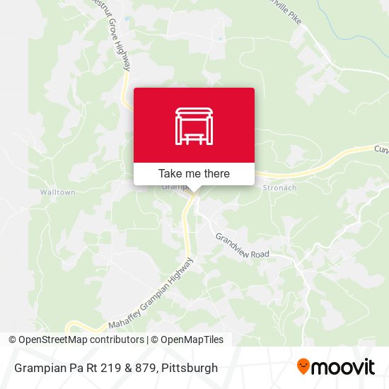 Grampian Pa Rt 219 & 879 map