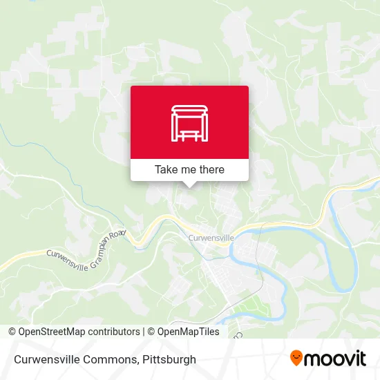 Curwensville Commons map