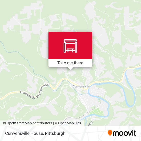 Curwensville House map