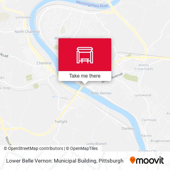 Mapa de Lower Belle Vernon: Municipal Building