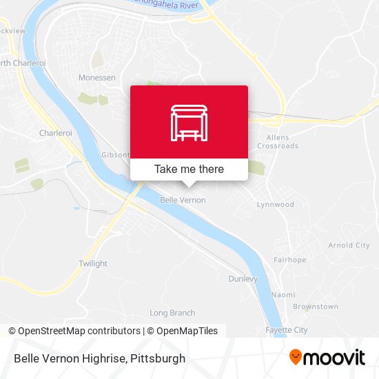 Belle Vernon Highrise map