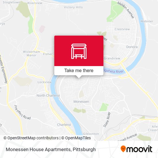 Monessen House Apartments map