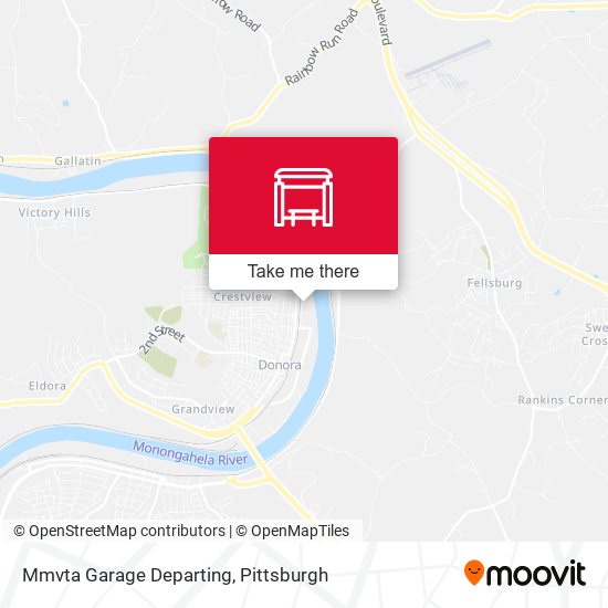Mmvta Garage Departing map