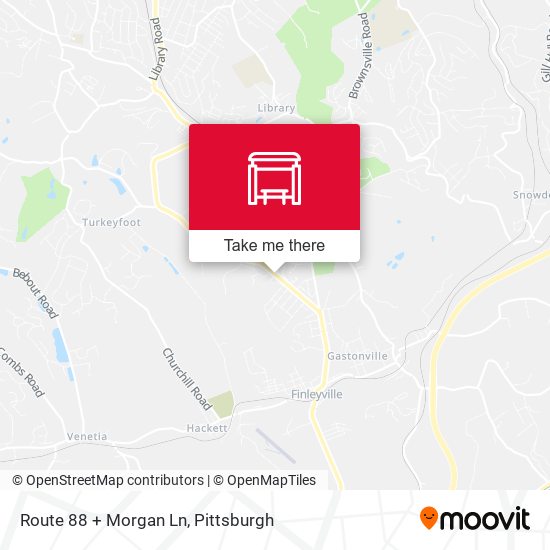 Mapa de Route 88 + Morgan Ln