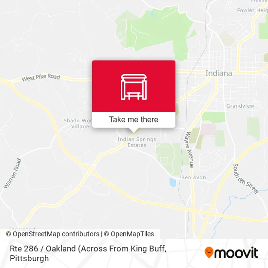 Mapa de Rte 286 / Oakland