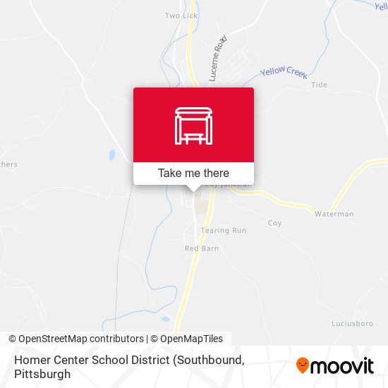Mapa de Homer Center School District