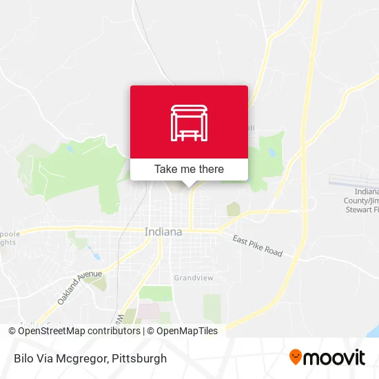 Mapa de Bilo Via Mcgregor