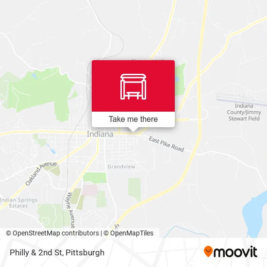 Mapa de Philly & 2nd St