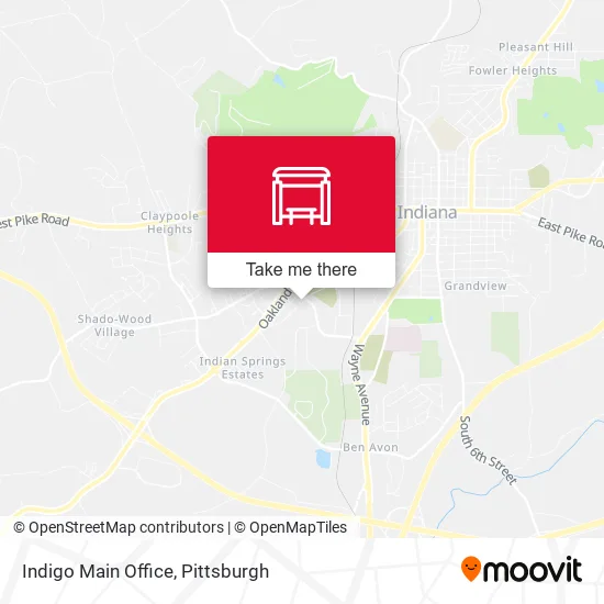 Mapa de Indigo Main Office