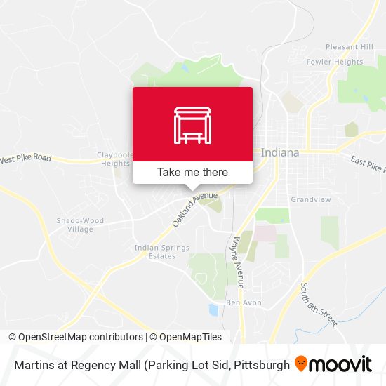 Martins at Regency Mall map