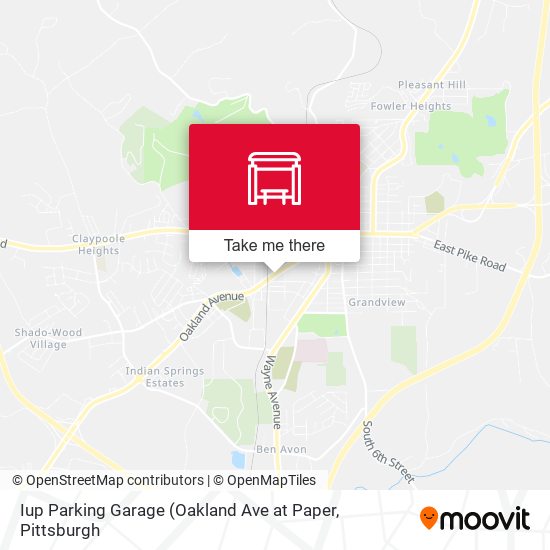 Iup Parking Garage map