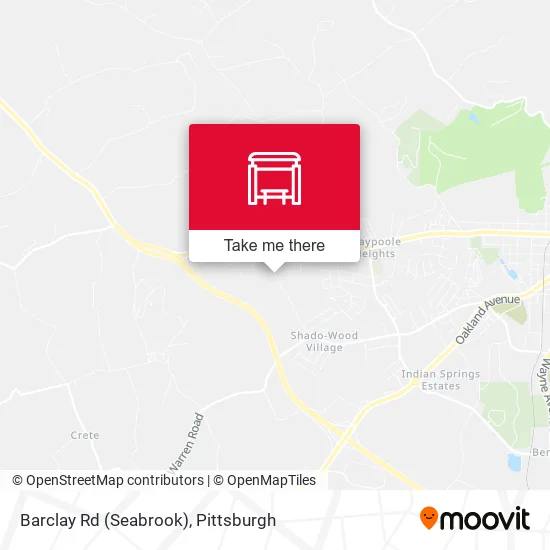 Mapa de Barclay Rd (Seabrook)