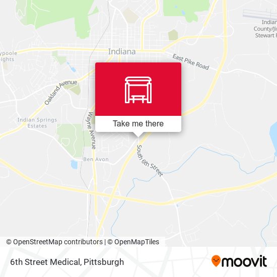 6th Street Medical map