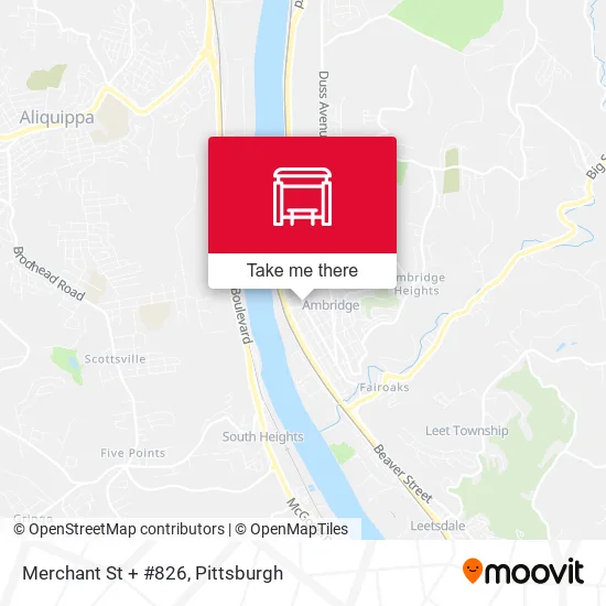 Merchant St + #826 map