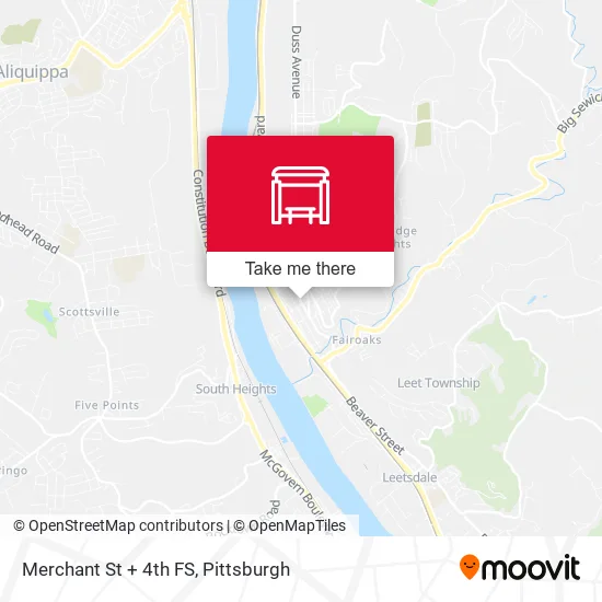 Merchant St + 4th FS map