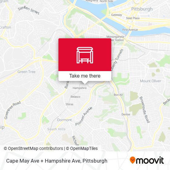 Cape May Ave + Hampshire Ave map