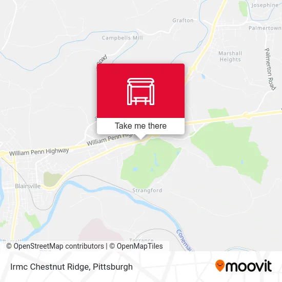 Irmc Chestnut Ridge map