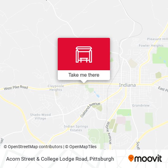 Acorn Street & College Lodge Road map