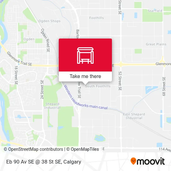 Eb 90 Av SE @ 38 St SE map