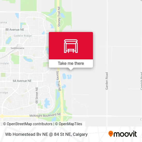Wb Homestead Bv NE @ 84 St NE map