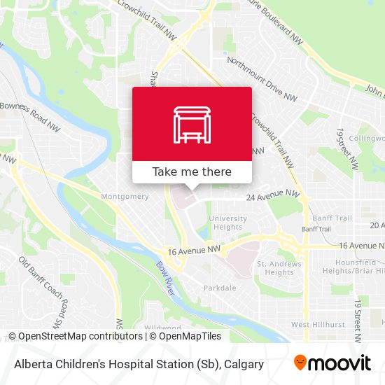 Alberta Children's Hospital Station (Sb) plan