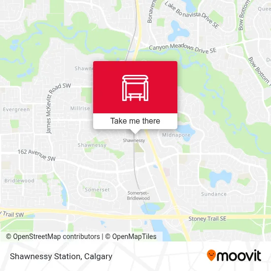 Shawnessy Station map