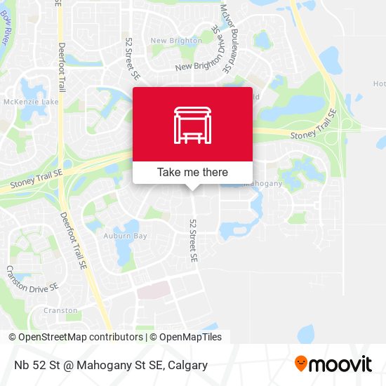Nb 52 St SE @ Mahogany St map