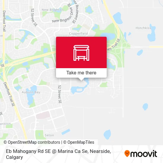 Eb Mahogany Rd SE @ Marina Ca Se, Nearside map