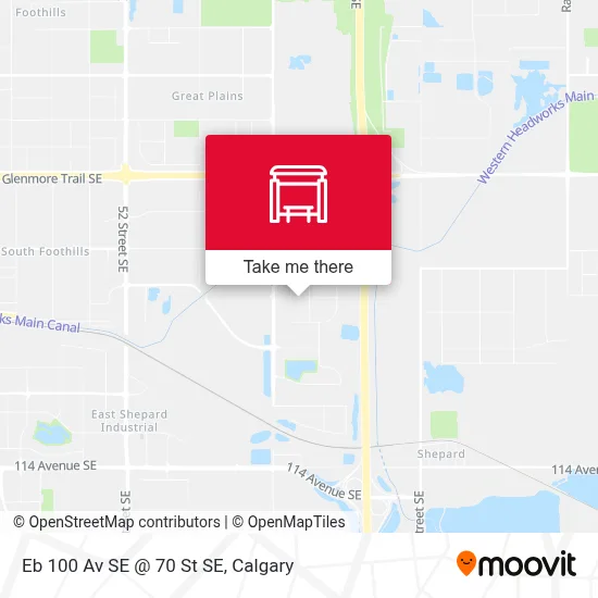 Eb 100 Av SE @ 70 St SE map