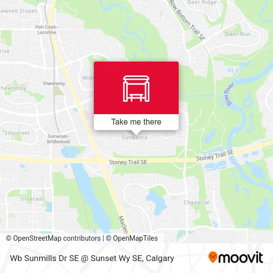 Wb Sunmills Dr SE @ Sunset Wy SE map