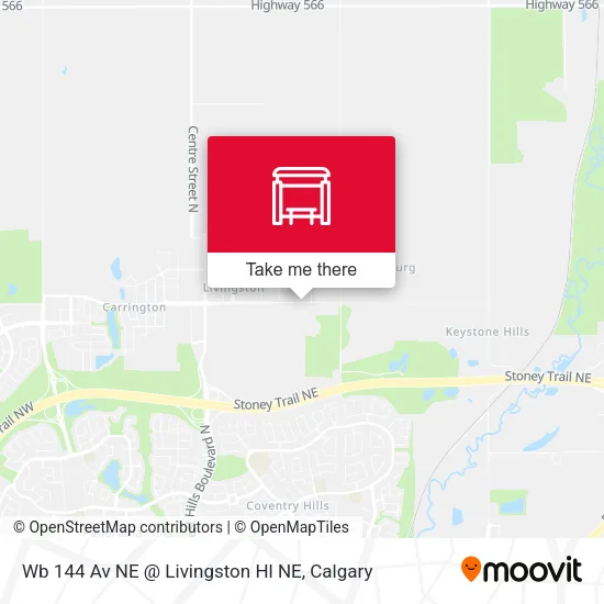 Wb 144 Av NE @ Livingston Hl NE map