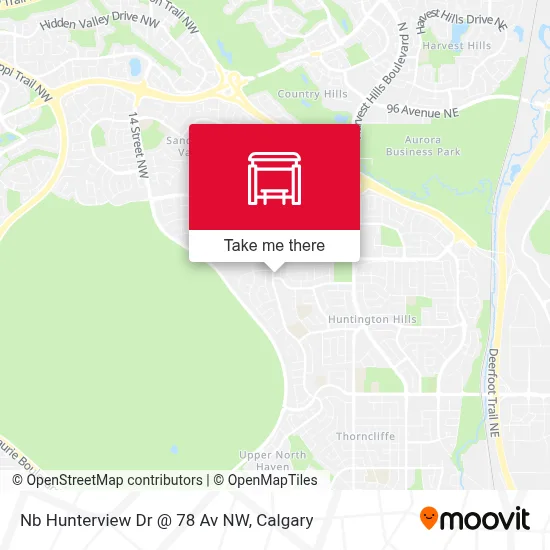 Nb Hunterview Dr @ 78 Av NW plan