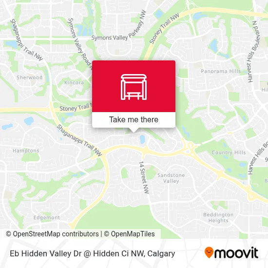 Eb Hidden Valley Dr @ Hidden Ci NW map