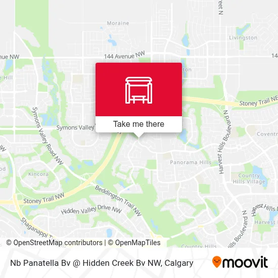 Nb Panatella Bv @ Hidden Creek Bv NW map