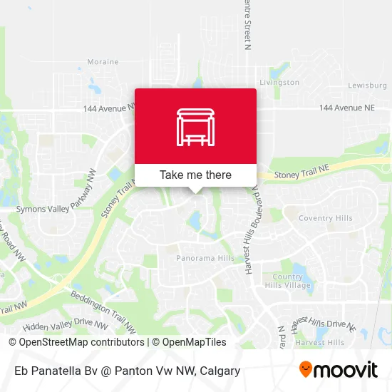 Eb Panatella Bv @ Panton Vw NW map