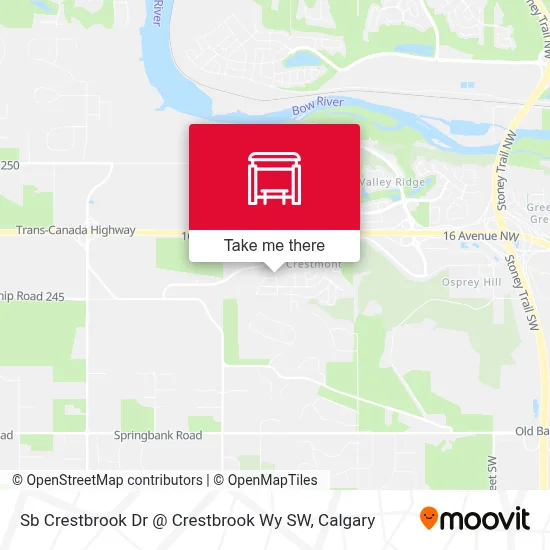 Sb Crestbrook Dr @ Crestbrook Wy SW plan